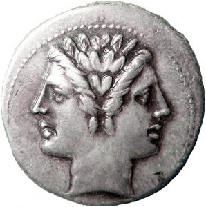 Bild einer Janus-Münze